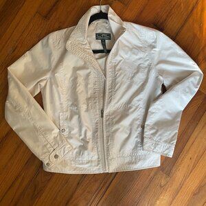 Lauren Ralph Lauren Active Collection Jacket • Ivory Lightweight Windbreaker M